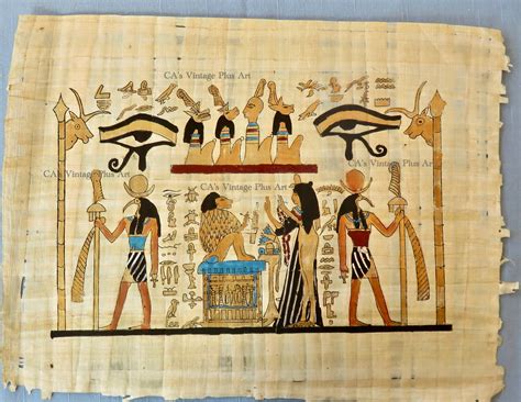 papyrus paintings from egypt|egyptian pictures on papyrus paper.